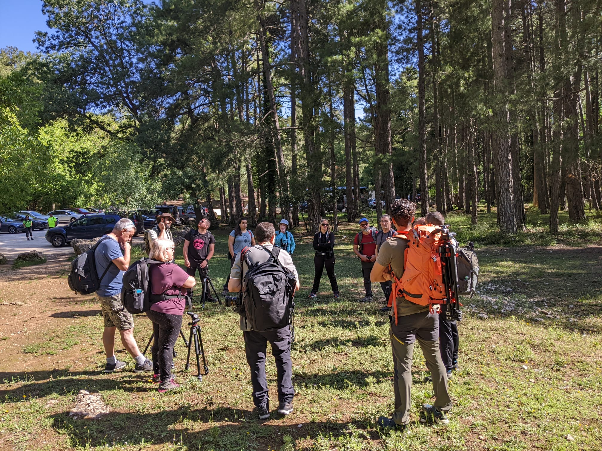 Reunión al inicio del día